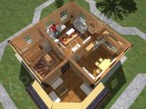 Проект дома ПД-019 3D План 4